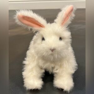 FurReal 2011 Hop N Cuddle Bunny Rabbit Realistic Pet Friend Hops & Sniffs Hasbro